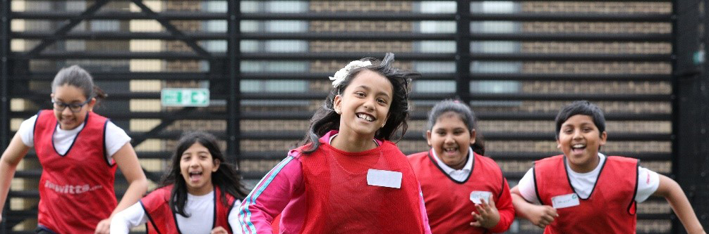 children running